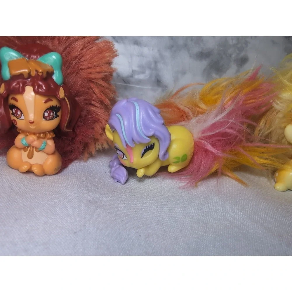 4x Whiffies Ice Cream Shop Toy Figure Skunk - Popcorn Penny + Others